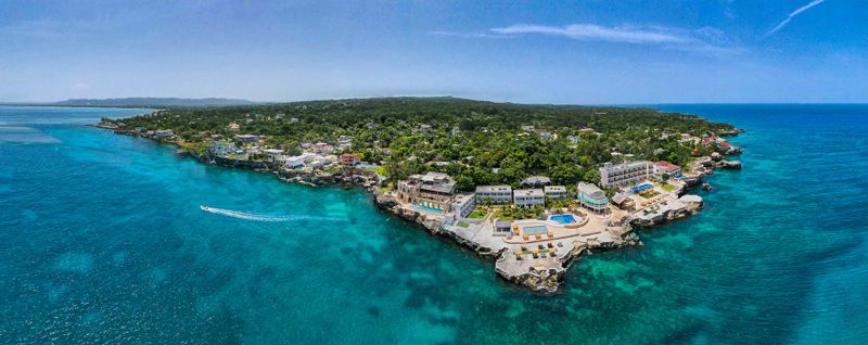 Hotel Samsara Cliff Resort, Jamaika, Negril. Großes 2
