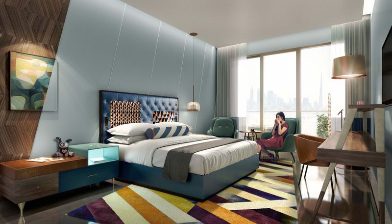 Hotel Hyatt Centric Jumeirah Dubai, Vereinigte Arabische Emirate, Dubai. Großes 2