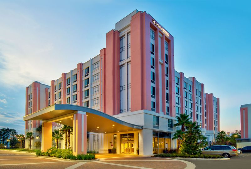 Hotel Fairfield Inn & Suites by Marriott Orlando at Flamingo Crossings  Town Center, USA, Winter Garden. Großes 2