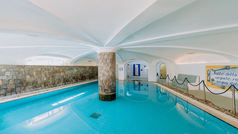 Hotel Albergo Terme Villa Svizzera, Italien, Lacco Ameno. Großes 18