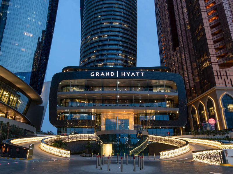 Hotel Grand Hyatt Abu Dhabi Hotel and Residences Emirate, Vereinigte Arabische Emirate, Abu Dhabi. Großes 1