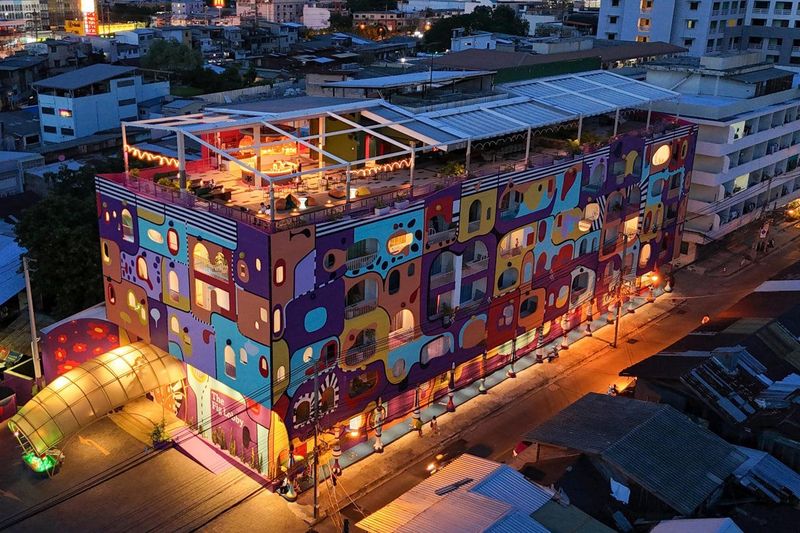 Hotel The Fig Lobby, Thailand, Bangkok. Großes 1