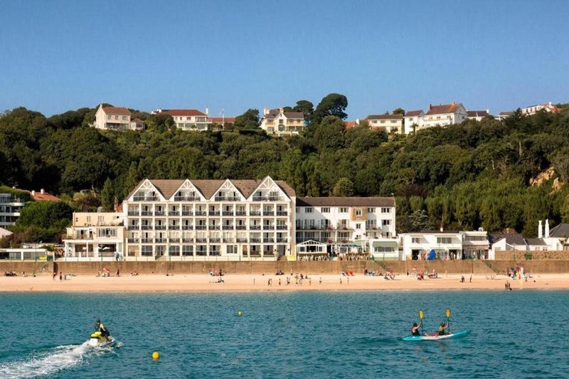 Hotel Golden Sands Hotel, Jersey, St. Brelade. Großes 1