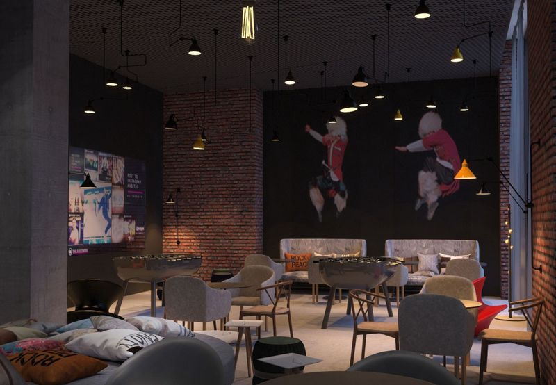 Hotel Moxy Tbilisi, Georgien, Tiflis. Großes 2