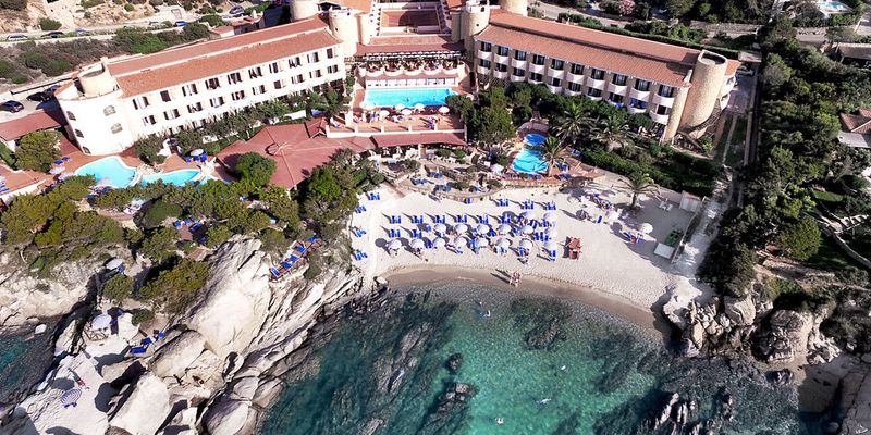 Hotel Grand Hotel Smeraldo Beach, Italien, Baja Sardinia. Großes 18