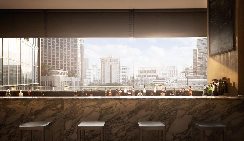 Hotel Oriental Residence Bangkok, Thailand, Bangkok. Großes 2