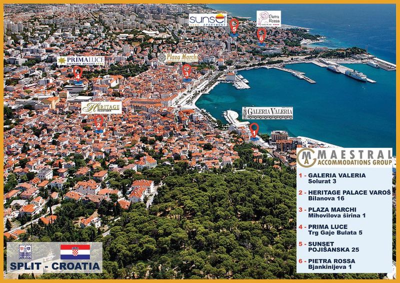 Hotel Pietra Rossa, Kroatien, Split. Großes 4
