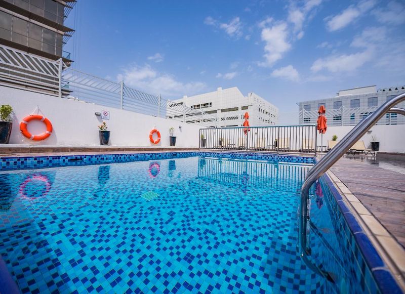 Hotel Mena Plaza Hotel Albarsha, Vereinigte Arabische Emirate, Dubai. Großes 26