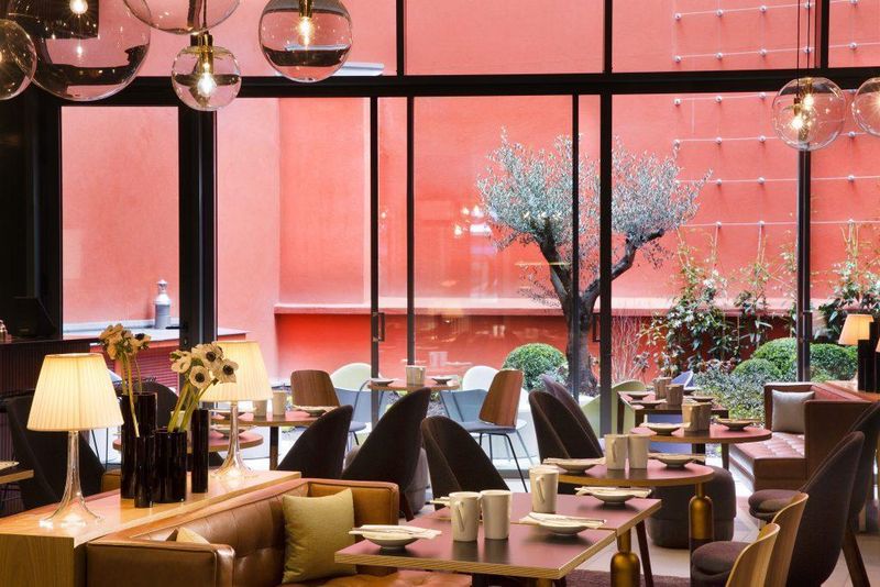 Hotel Drawing Hotel, Frankreich, Paris. Großes 2