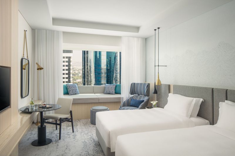 Hotel Towers Rotana Hotel, Vereinigte Arabische Emirate, Dubai. Großes 10