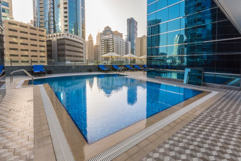 Hotel Golden Tulip Media Hotel, Vereinigte Arabische Emirate, Dubai. Großes 1