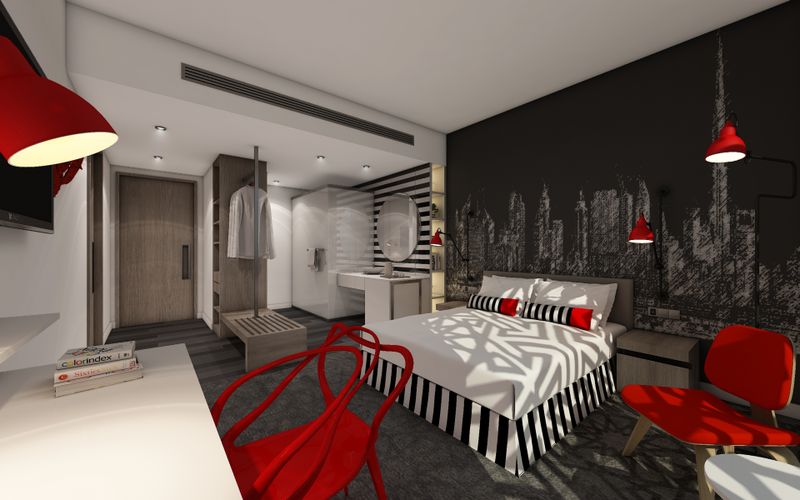 Hotel IBIS Styles Dubai Airport, Vereinigte Arabische Emirate, Dubai. Großes 2