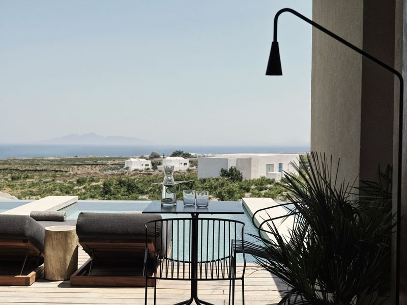 Hotel Magma Resort Santorini, part of The Unbound Collection by Hyatt, Griechenland, Vourvoulos. Großes 1