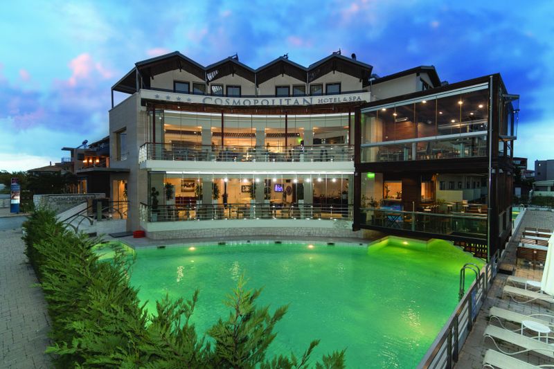 Hotel Cosmopolitan Hotel, Griechenland, Paralia. Großes 1