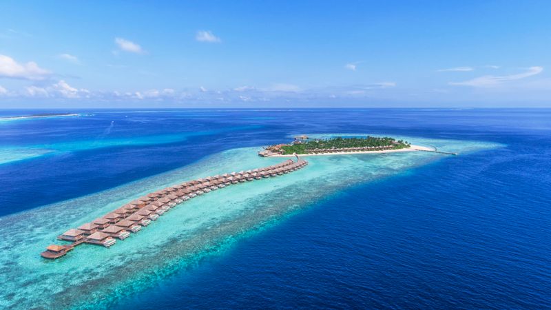 Hotel Hurawalhi Island Resort, Malediven, Huravalhi. Großes 1