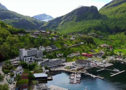 Hotel Havila Hotel Geiranger, Norwegen, Geiranger. Großes 1
